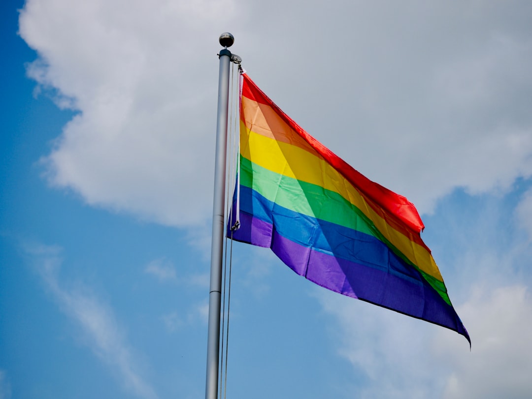 Photo Rainbow flag
